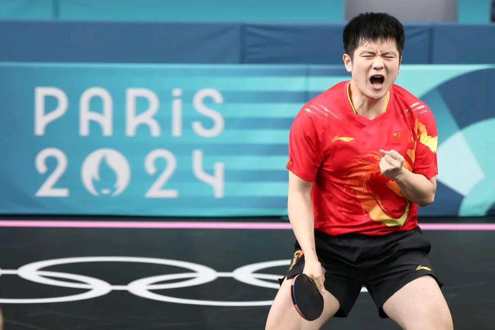 德国队逆转瑞典队，张继科高光表现